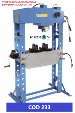 Micron S.r.l.  Vendita Presse PRESSA IDRAULICA Usato e Nuovo da Aste e Offerte E Macchinari