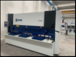 Cesoia idraulica MVD 3100 X 10 CNC mm con Sostegno pneumatico lamiera usato Impianto di verniciatura polveri epossid immagine Impianti verniciatura usati in vendita