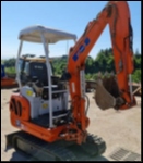 Miniescavatore FIAT-KOBELCO E16R  usato Pala Gommata HITACHI ZW250 foto 10