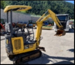 Miniescavatore KOMATSU PC14R-2 usato Miniescavatore Yanmar B25 in vendita foto 10