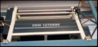 CALANDRA OSTAS SBM 1270X95 usato Calandra rotolatrice OMEC 3 rulli 2050 X 5 mm foto 10