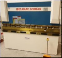PIEGATRICE NUOVA CE IBETAMAC 220X40 T 2 ASSI  usato PRESSA PIEGATRICE MARCA OMAG PI 4025 foto 10