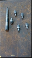 Tornio fresa maschiatore nikken cono morse2 per maschi M2 M6 usato Fresa tornio maschiatore cono morse 2 per filettature M5 M12 foto 10