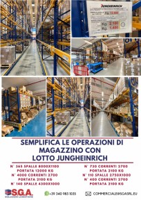 S.G.A. srl  Vendita Scaffalature scaffalatura portapallet Usato e Nuovo da Aste e Offerte E Macchinari