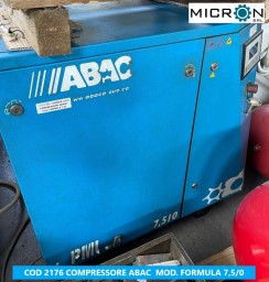 COMPRESSORE USATO ABAC mod. FORMULA 7,25 usato Compressore a vite Atlas Copco GA 15+ foto 10