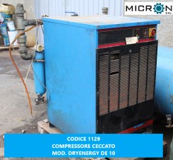 COMPRESSORE USATO CECCATO MOD DRY ENERGY DE10 + SERBATOIO DA 500 LT usato Compressore MATTEI  Mod.ERC94-7 BAR foto 10