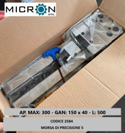 MORSA NUOVA DI PRECISIONE AP. MAX: 300 - GAN: 150 x 40 - L: 500 usato Rullo fero-ferro Bitelli Nibbio DTV 75 B immagine Rullatrici usati in vendita