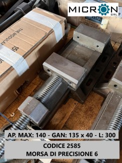 MORSA USATO DI PRECISIONE AP. MAX: 140 - GAN: 135 x 40 - L: 300 usato MORSA CUTTER MOD 175X300 foto 10