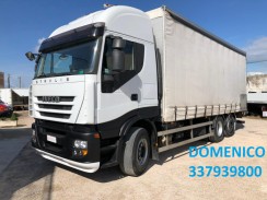 IVECO STRALIS 500 CASSONE CENTINA ALLA FRANCESE EURO 5 usato PANTOGRAFO OSSITAGLIO  immagine Pantografi usati in vendita