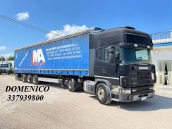 SCANIA 124 420 TRATTORE CON FRENO CAMBIO MANUALE usato Centro di lavoro SAIMP 4 Assi Mod. MECTR immagine Centri di lavoro usati in vendita