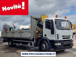 IVECO EUROCARGO 180E25 (COD.INT. CP1505) usato Scania con gru foto 10