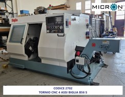 TORNIO CNC 4 ASSI BIGLIA B56 S  usato Tornio parallelo mod. 160x1000 foto 10