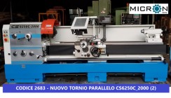 CODICE 2683 - NUOVO TORNIO PARALLELO CS6250C_2000 (2)  usato TAGLIO LASER CO2 BYSTRONIC BYSPRINT 3015 immagine Taglio Laser usati in vendita