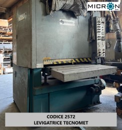 CODICE 2572 - LEVIGATRICE TECNOMET MOD. TNSU-1100 usato PRESSA HAEGER HP6-CE immagine Presse usati in vendita