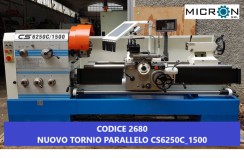 CODICE 2680 - NUOVO TORNIO PARALLELO CS6250C/1500  usato TORNIO CNC A 3 ASSI BIGLIA B501/M -  foto 10